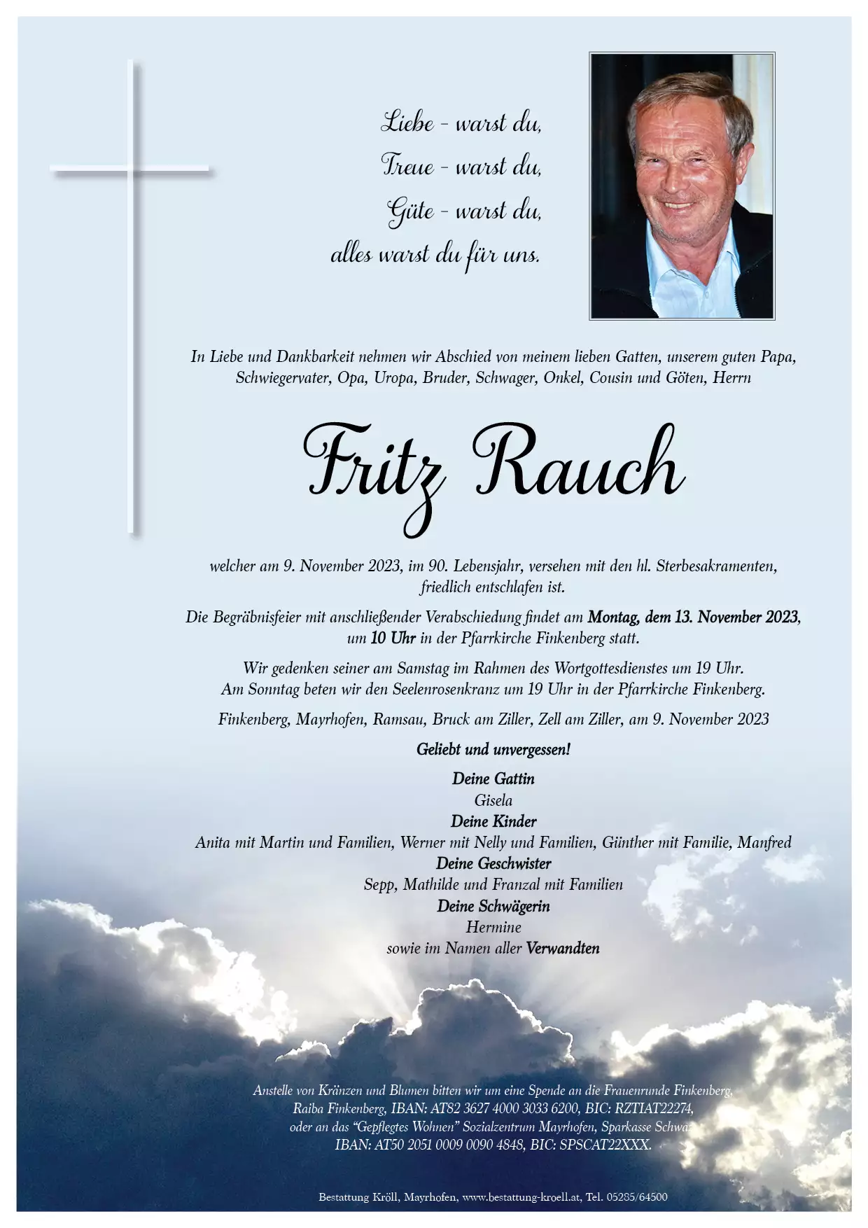 Parte von Fritz Rauch